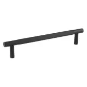JV1800MBFF Frelan Hardware Jedo 'Bari' 300mm x 19mm Knurled Pull Handle - Matt Black (Secret Fixing)