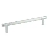 JV1800PCFF Frelan Hardware Jedo 'Bari' 300mm x 19mm Knurled Pull Handle - Polished Chrome (Secret Fixing)