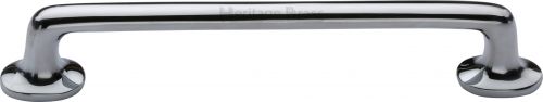 Click Here To Enlarge This Photo Of C0376 152-PC Heritage Brass Heritage Cabinet Pull Traditional Design 152mm ctc Polished Chrome Finish