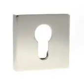 Atlantic - SPESCEPN Senza Pari Euro Escutcheons on Square Rose - Polished Nickel