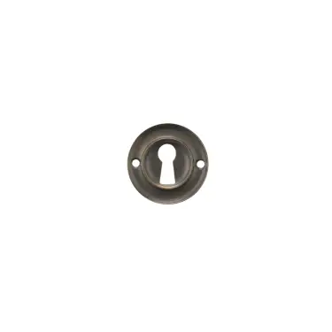 Click Here To Enlarge This Photo Of Atlantic - OERKEUDB Old English Solid Brass Standard Key Escutcheons - Urban Dark Bronze