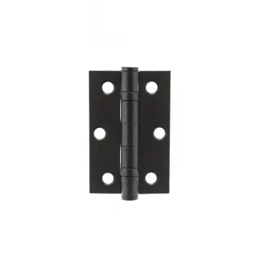 Click Here To Enlarge This Photo Of Atlantic - AH322MB Ball Bearing Hinges 3" x 2" x 2mm - Matt Black