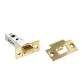Atlantic - AL3RB Heavy Duty Bolt Through Tubular Mortice Latch 3'' - Raw Brass