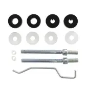 Atlantic - APHBBF19MB Pull Handle Back to Back Fixing Kit 19mm - Matt Black