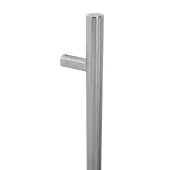 BLU Performance HAB2 Inline Round 'T' Bar Pull Handle, G316 Satin Stainless Steel