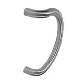 BLU Performance HAB20 'D' Style Commercial Pull Handle, G316 Satin Stainless Steel