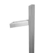 BLU Performance HAB7 Offset Rectangular 'T' Bar Pull Handle, G316 Satin Stainless Steel