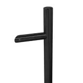 BLU Performance HAB6 Offset Round 'T' Bar Pull Handle, G316 Stainless Steel, Matt Black Lacquered