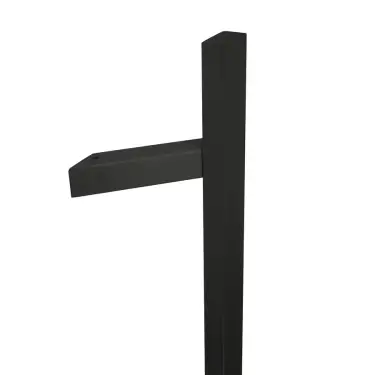 Click Here To Enlarge This Photo Of BLU Performance HAB7 Offset Rectangular 'T' Bar Pull Handle, G316 Stainless Steel, Matt Black Lacquered