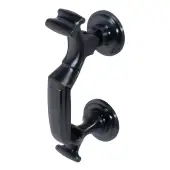 BLU Performance Doctors Door Knocker, G316 Stainless Steel, PVD Satin Black (DKB195-PBK)