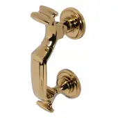 BLU Performance Doctors Door Knocker, G316 Stainless Steel, PVD Polished Brass (DKB195-PPB)