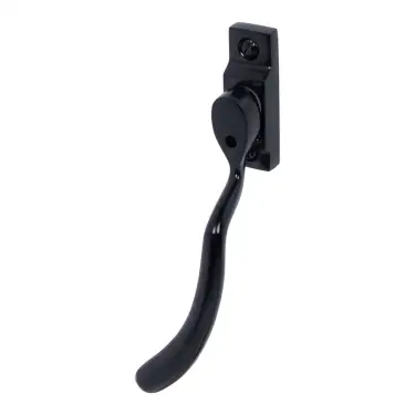 Click Here To Enlarge This Photo Of Pera PER50B Bulb End Window Espagnolette Handle, Left Hand, Black (PER50B-LH-BK)