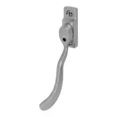 Pera PER50B Bulb End Window Espagnolette Handle, Left Hand, Satin Chrome (PER50B-LH-SC)