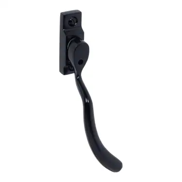 Click Here To Enlarge This Photo Of Pera PER50B Bulb End Window Espagnolette Handle, Right Hand, Black (PER50B-RH-BK)
