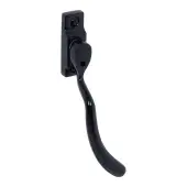 Pera PER50B Bulb End Window Espagnolette Handle, Right Hand, Black (PER50B-RH-BK)