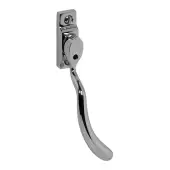 Pera PER50B Bulb End Window Espagnolette Handle, Right Hand, Polished Chrome (PER50B-RH-PC)