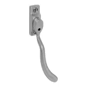 Pera PER50B Bulb End Window Espagnolette Handle, Right Hand, Satin Chrome (PER50B-RH-SC)