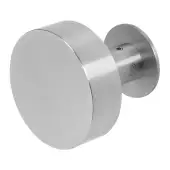 BLU Performance Round Centre Door Knob, Universal Fix, G316 Satin Stainless Steel (KM150-UF-SSS)