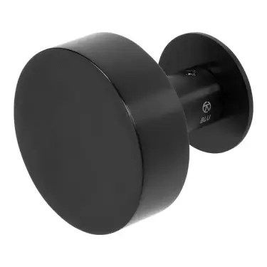 Click Here To Enlarge This Photo Of BLU Performance Round Centre Door Knob, Universal Fix, 316 Stainless Steel, PVD Satin Black (KM150-UF-PBK)
