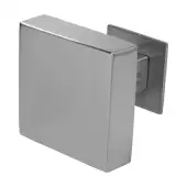 BLU Performance Square Centre Door Knob, Universal Fix, G316 Satin Stainless Steel (KM120B-UF-SSS)