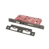 Atlantic - ALKDINB60BN DIN Mortice Bathroom Lock 60mm backset (78mm c/c) - Black Nickel