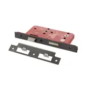 Atlantic - ALKDINB60MBN DIN Mortice Bathroom Lock 60mm backset (78mm c/c) - Matt Gun Metal