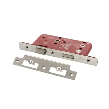 Click Here To Enlarge This Photo Of Atlantic - ALKDINB60PC DIN Mortice Bathroom Lock 60mm backset (78mm c/c) - Polished Chrome