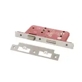 Atlantic - ALKDINB60SC DIN Mortice Bathroom Lock 60mm backset (78mm c/c) - Satin Chrome