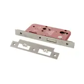 Atlantic - ALKDINED60SC DIN Mortice Euro Profile Deadlock 60mm backset - Satin Chrome