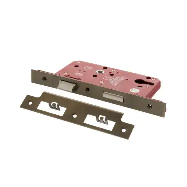 Click Here To Enlarge This Photo Of Atlantic - ALKDINES60MAB DIN Mortice Euro Profile Sashlock 60mm backset (72mm c/c) - Matt Antique Brass