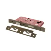 Atlantic - ALKDINES60MAB DIN Mortice Euro Profile Sashlock 60mm backset (72mm c/c) - Matt Antique Brass