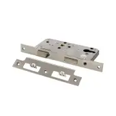 Atlantic - ALKDINES60PSS DIN Mortice Euro Profile Sashlock 60mm backset (72mm c/c) - Polished Stainless Steel