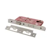 Atlantic - ALKDINES60SC DIN Mortice Euro Profile Sashlock 60mm backset (72mm c/c) - Satin Chrome