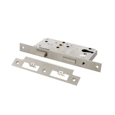 Click Here To Enlarge This Photo Of Atlantic - ALKDINES60SSS DIN Mortice Euro Profile Sashlock 60mm backset (72mm c/c) - Satin Stainless Steel