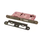 Atlantic - ALKDINRED60AB DIN Mortice (Radius) Euro Profile Deadlock 60mm backset - Antique Brass