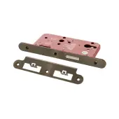 Atlantic - ALKDINRED60MAB DIN Mortice (Radius) Euro Profile Deadlock 60mm backset - Matt Antique Brass