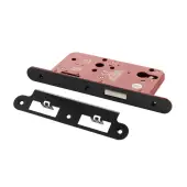 Atlantic - ALKDINRED60MB DIN Mortice (Radius) Euro Profile Deadlock 60mm backset - Matt Black