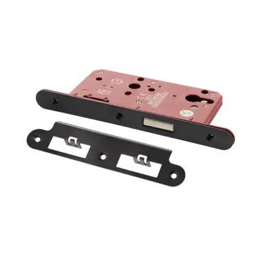 Click Here To Enlarge This Photo Of Atlantic - ALKDINRED60MBN DIN Mortice (Radius) Euro Profile Deadlock 60mm backset - Matt Gun Metal