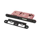 Atlantic - ALKDINRED60MBN DIN Mortice (Radius) Euro Profile Deadlock 60mm backset - Matt Gun Metal