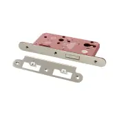 Atlantic - ALKDINRED60PC DIN Mortice (Radius) Euro Profile Deadlock 60mm backset - Polished Chrome