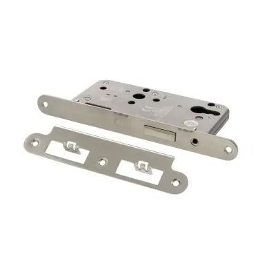 Click Here To Enlarge This Photo Of Atlantic - ALKDINRED60PSS DIN Mortice (Radius) Euro Profile Deadlock 60mm backset - Polished Stainless Steel