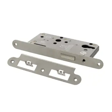 Click Here To Enlarge This Photo Of Atlantic - ALKDINRED60SSS DIN Mortice (Radius) Euro Profile Deadlock 60mm backset - Satin Stainless Steel