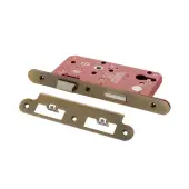 Atlantic - ALKDINRES60MAB DIN Mortice (Radius) Euro Profile Sashlock 60mm backset (72mm c/c) - Matt Antique Brass