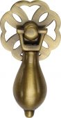 V5025-AT Heritage Brass Cabinet Drop Pull Antique Brass Finish