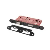 Atlantic - ALKDINRES60MBN DIN Mortice (Radius) Euro Profile Sashlock 60mm backset (72mm c/c) - Matt Gun Metal