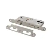 Atlantic - ALKDINRES60SSS DIN Mortice (Radius) Euro Profile Sashlock 60mm backset (72mm c/c) - Satin Stainless Steel