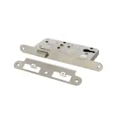 Atlantic - ALKDINRL60PSS DIN Mortice (Radius) Latch 60mm backset - Polished Stainless Steel