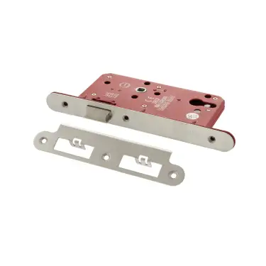 Click Here To Enlarge This Photo Of Atlantic - ALKDINRL60SC DIN Mortice (Radius) Latch 60mm backset - Satin Chrome
