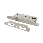 Atlantic - ALKDINRL60SSS DIN Mortice (Radius) Latch 60mm backset - Satin Stainless Steel