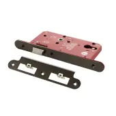 Atlantic - ALKDINRL60UDB DIN Mortice (Radius) Latch 60mm backset - Urban Dark Bronze